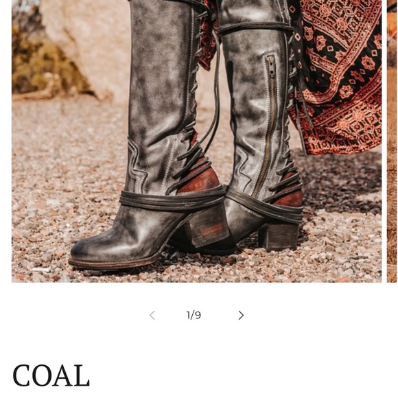 Freebird Bronze Coal  Lace-Up Boots - Picture 7 of 7